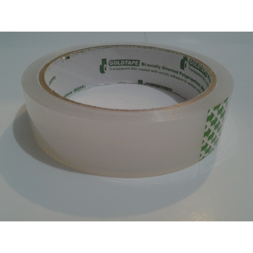 

OPP bening 1" goldtape hijau