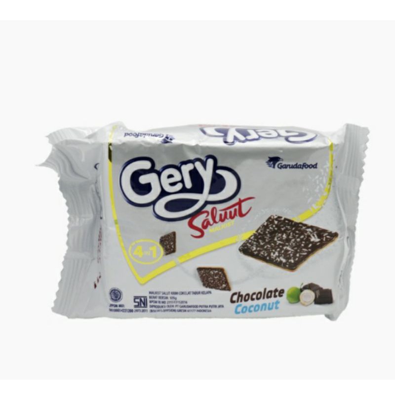 

garudafood Gery Saluut Chocolate Coconut 105g