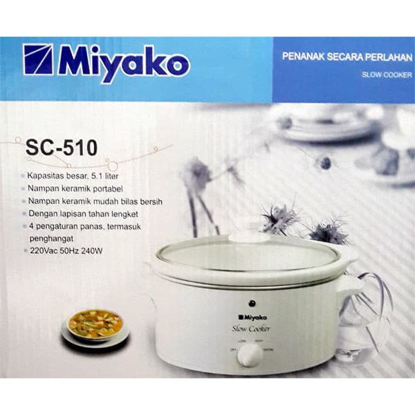 Miyako Slow Cooker 5 Liter Sc-510 Murah + Gratis Ongkir