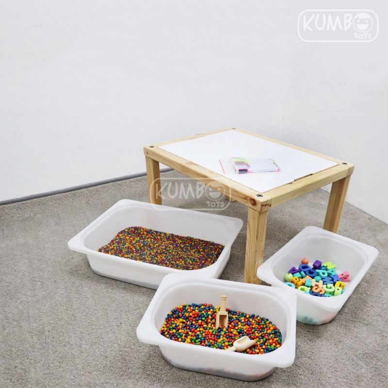 Meja Sensory Meja Belajar Montessori Table