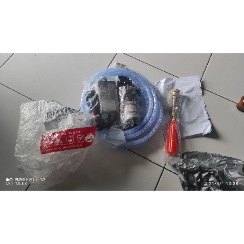 Paket lengkap Sprayer semprotan cuci motor/mobil sablon