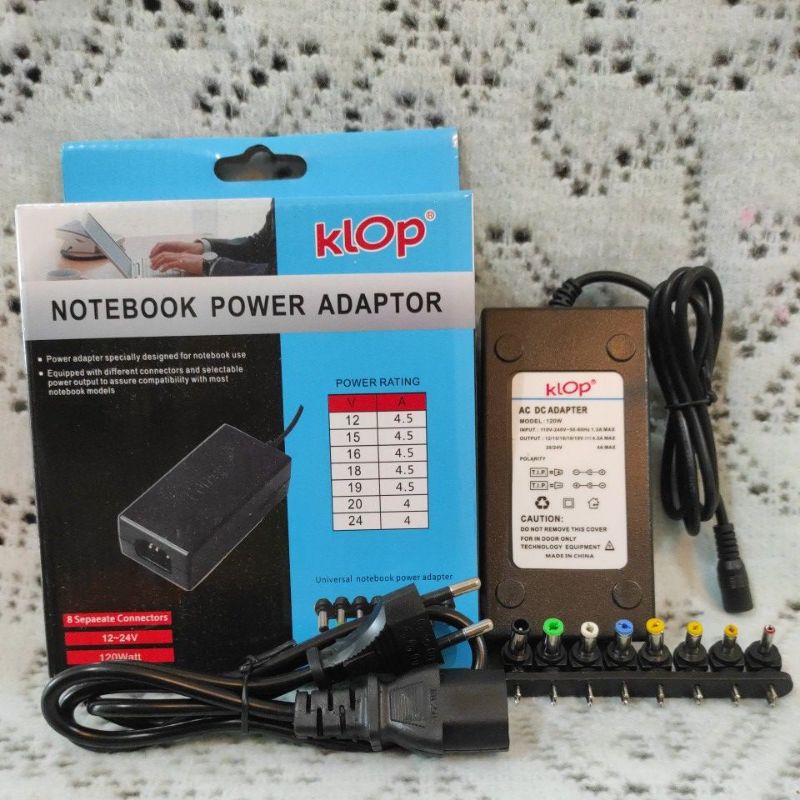 Adaptor 5A 12V-24V Multi KLOP