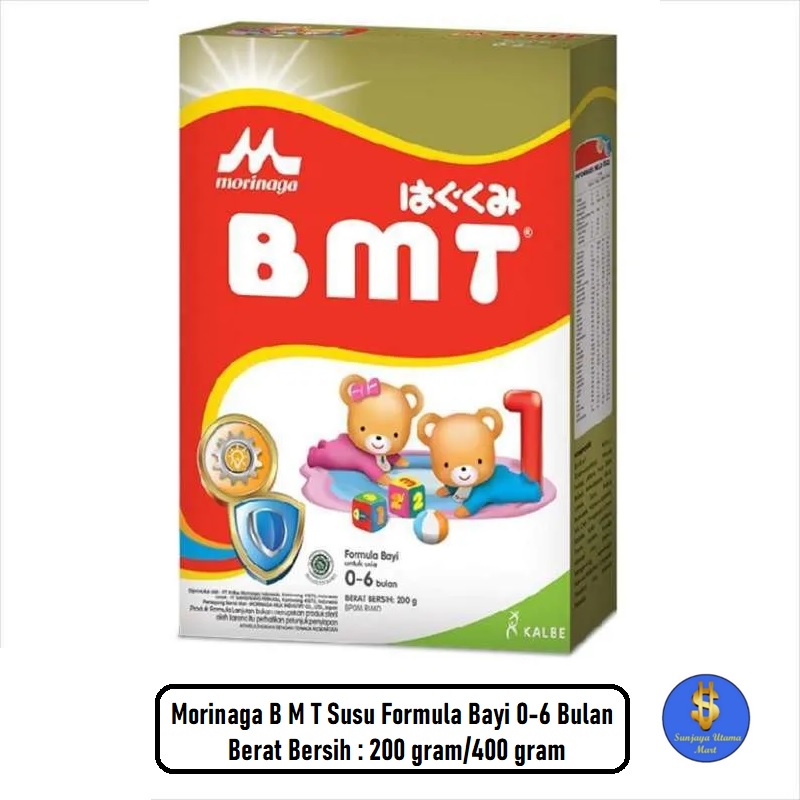 Morinaga BMT Susu Formula Bayi (0-6)Bulan 200g/400g-Susu Bayi Morinaga