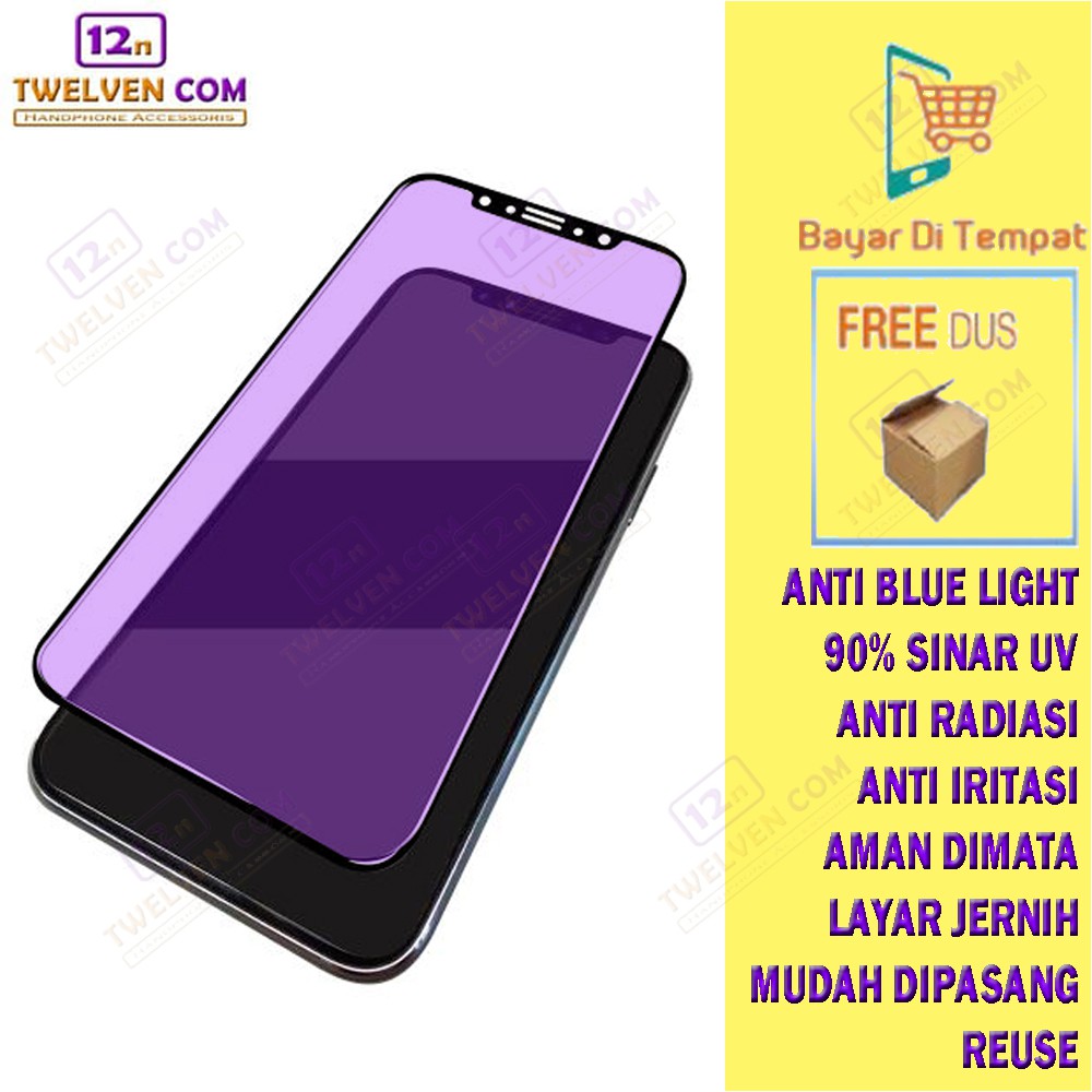 ANTI BLUE TEMPERED GLASS BLUE LIGHT iPhone X XS XR XS Max 11 / 11 Pro / 11 Pro Max / 12 / 12 Pro / 12 Pro Max / 13 / 13 Pro / 13 Pro Max