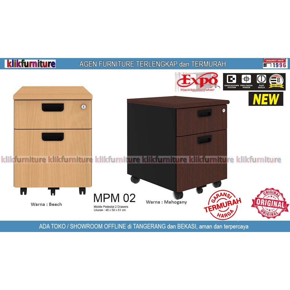 [sale] MPM 02 EXPO Mobile Pedestal Laci Dorong Drawer