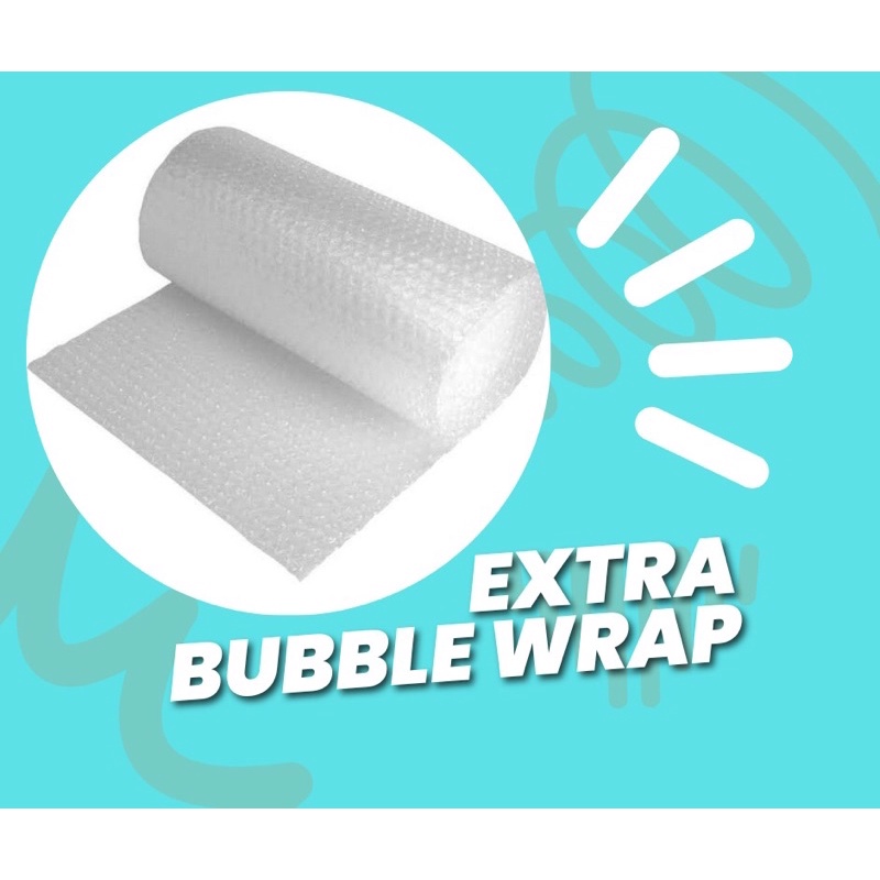 

Extra Bubble Wrap Untuk Tambahan Packing Aman