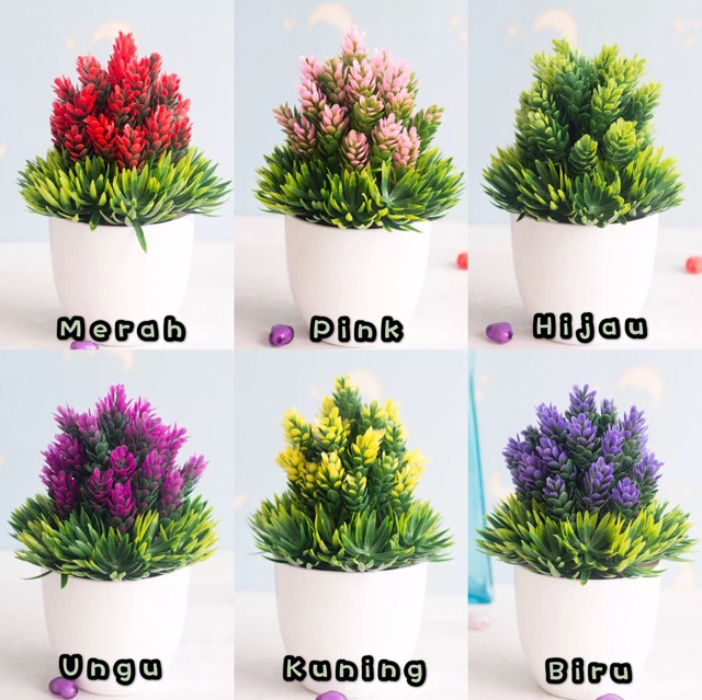 NFS349 Bunga plastik / Pajangan bunga Artifisial / motif nanas buatan /Vas Bulat-2