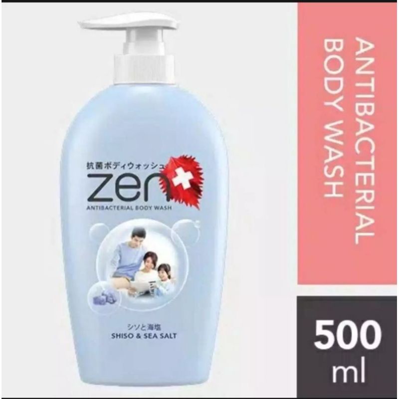 Zen Antibacterial Body Wash Pump 500 ML / 480ml Sabun Cair Botol Zen Pump 500ML / 480 ML