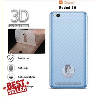 Garskin Carbon Xiaomi Redmi 5A Skin Back 3D Anti Gores