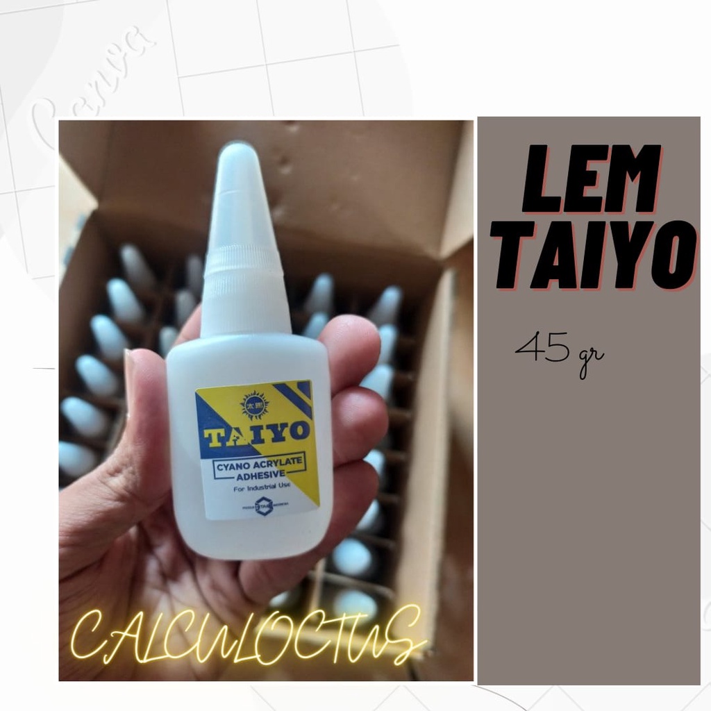 Lem Korea Cyano taiyo jumbo biru besar serbaguna alteko