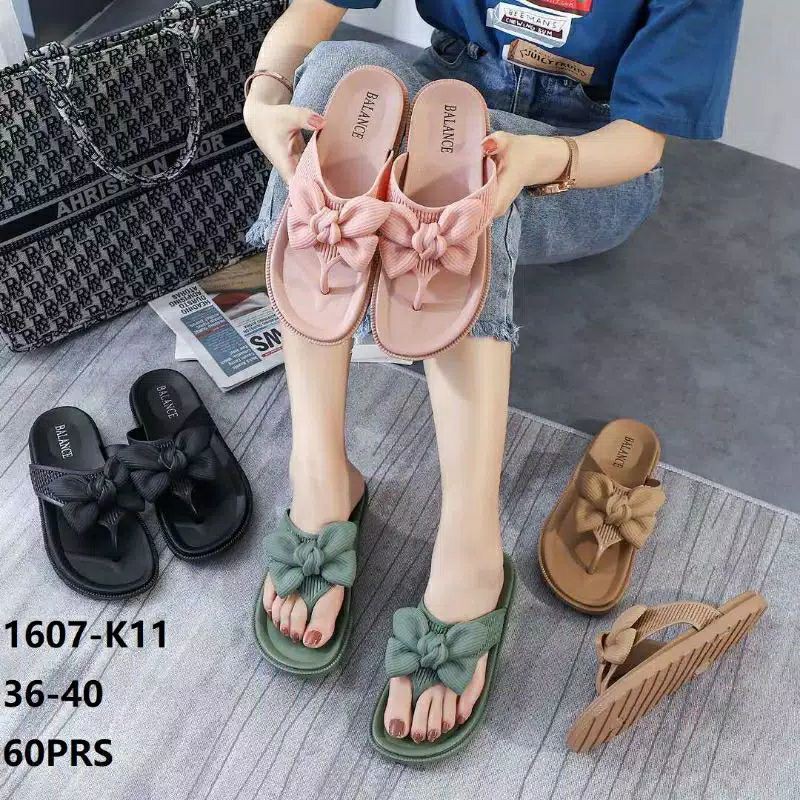 Sandal jelly import.Balance 1607-K11.sandal jepit pita.