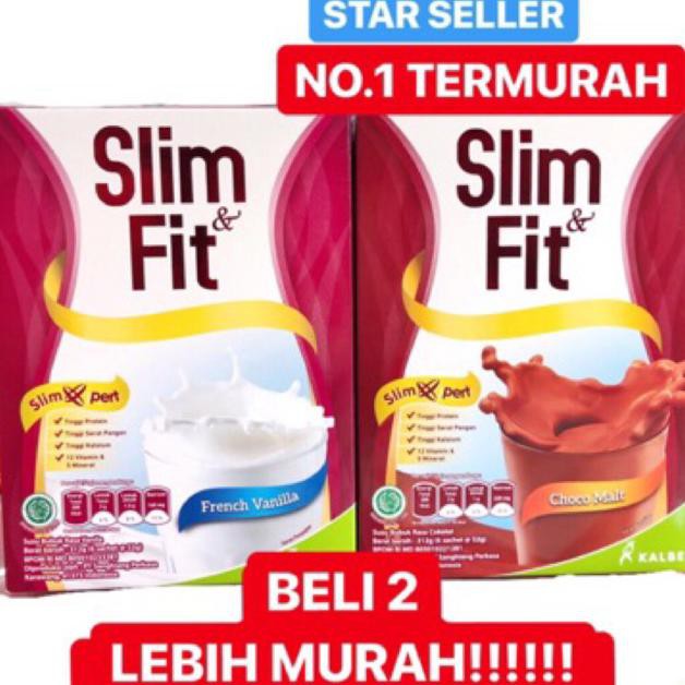 Terlaris Susu Slim & Fit 312 G ( 6 X 54G) Kalbe