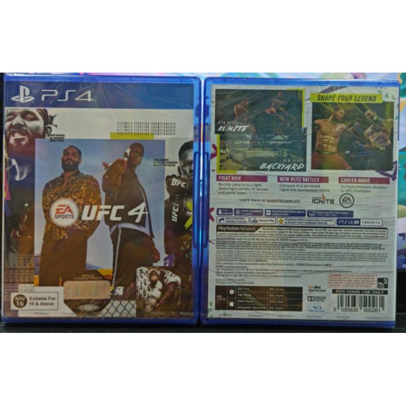 PS4 UFC 4 / Kaset PS4 UFC 4 Original