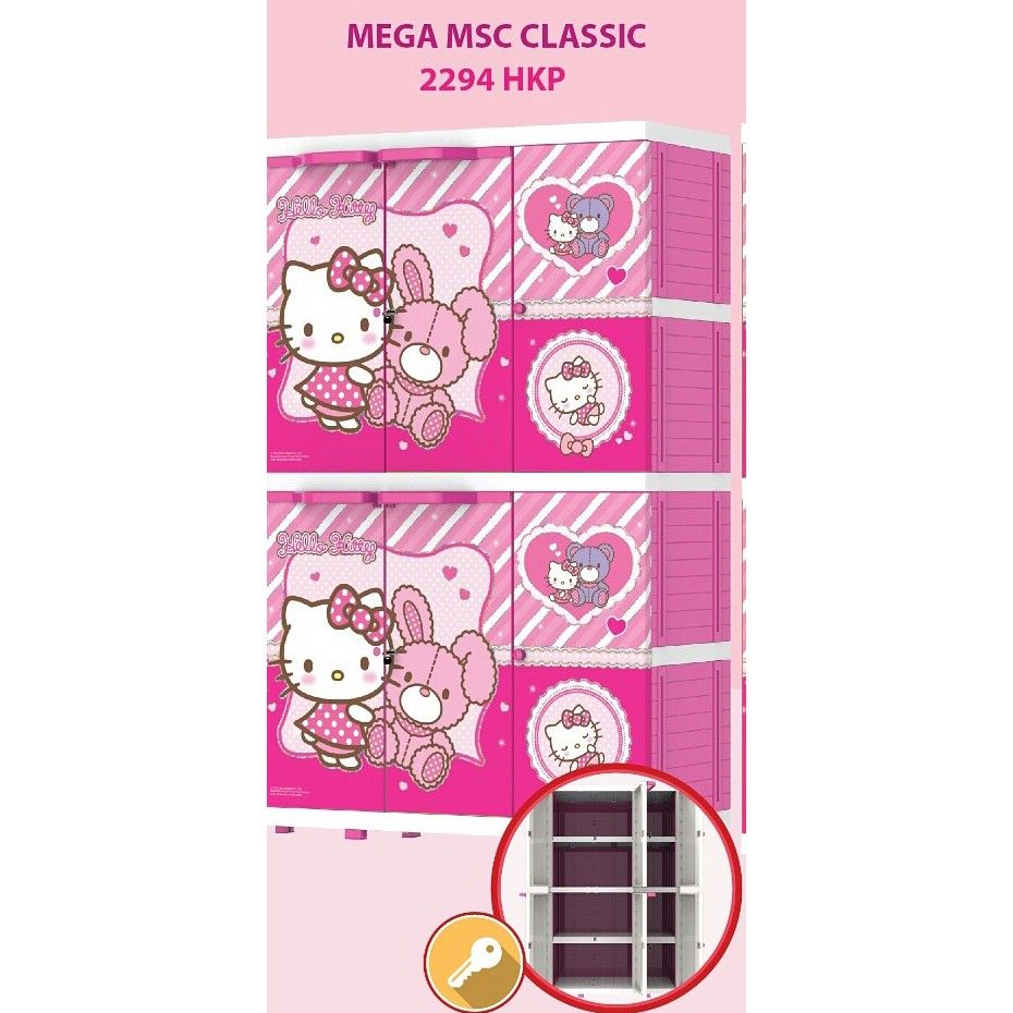  Lemari  Plastik  MEGA  MSC CLASSIC PRINTING PREMIUM Shopee 