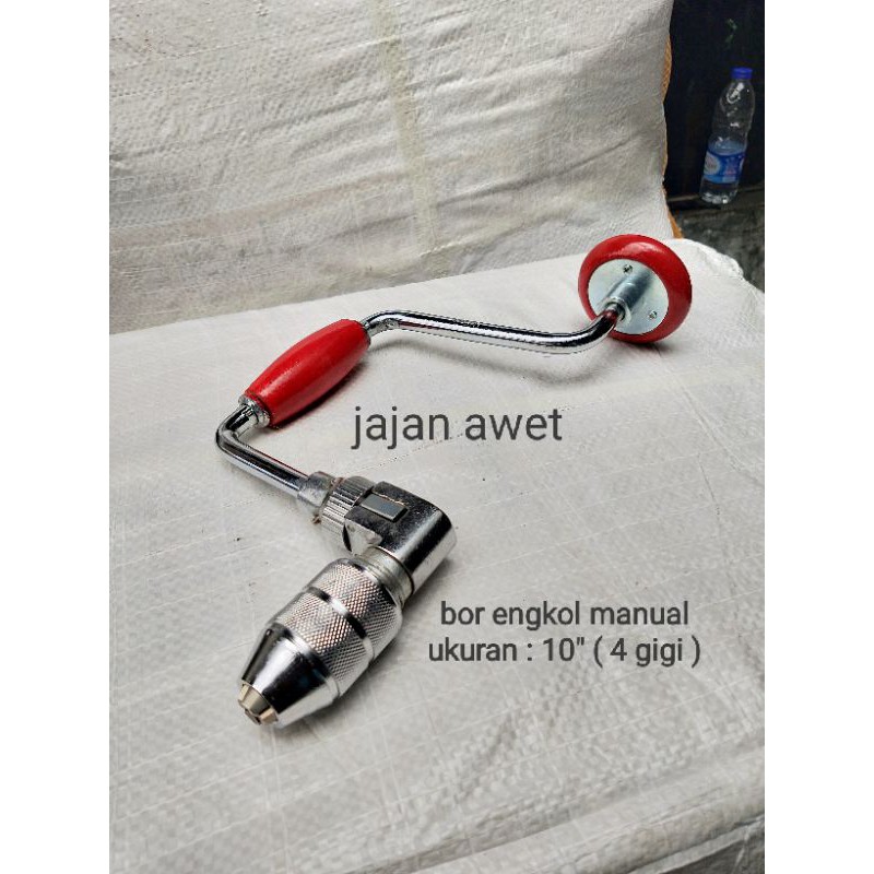 bor engkol - bor kayu manual - bor engkol manual - mesin bor putar manual