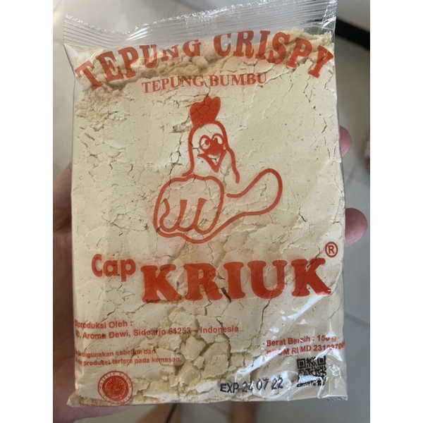 

Tepung kriuk crispy ayam tempe tahu udang