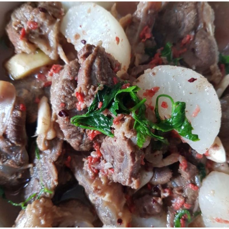 

Niu Tu Wong / Daging Sapi cah Lobak Homemade Hrg Imlek