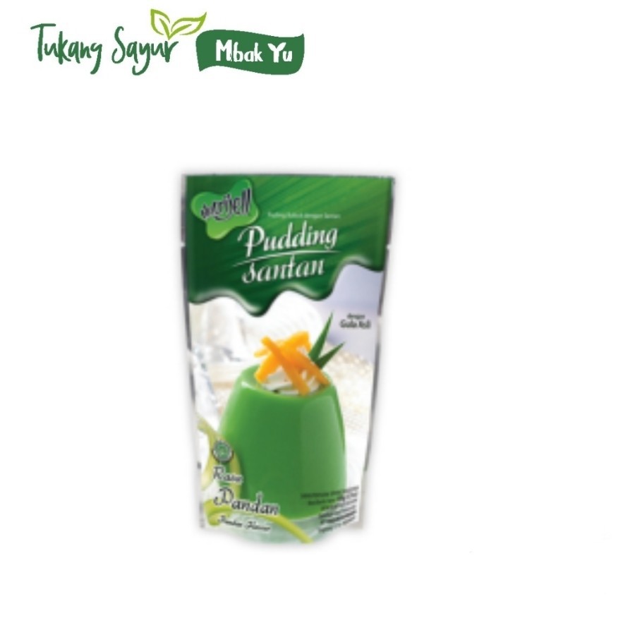 

Puding susu nutrijel pandan