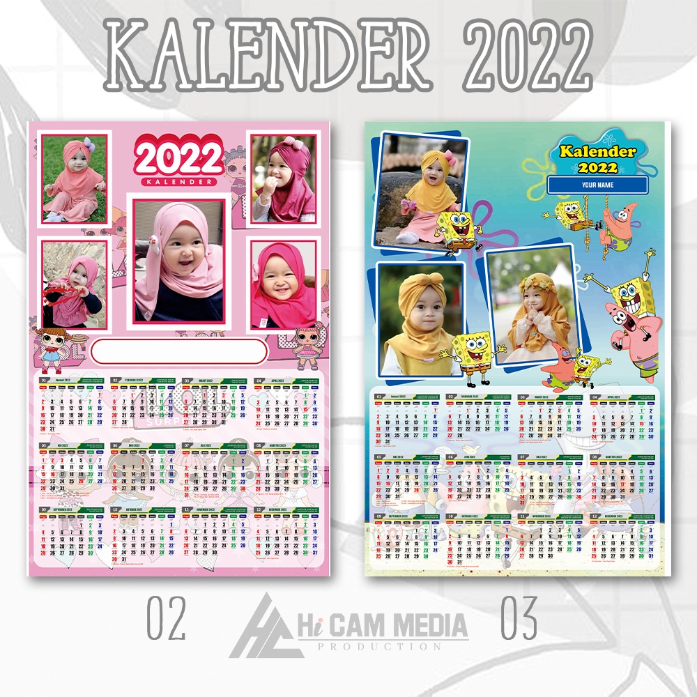 

KALENDER ANAK 2025 / KALENDER COSTUM ANAK / KALENDER FOTO ANAK / kalender murah