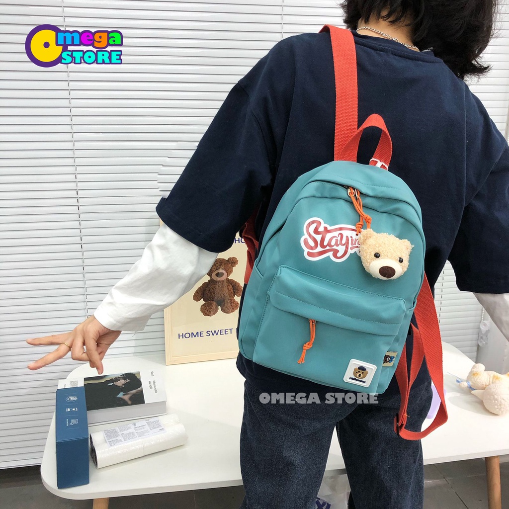 [O&amp;S] Tas Sekolah Anak TK SD SMP Mini Karakter Beruang Lucu Backpack Unisex-OS204