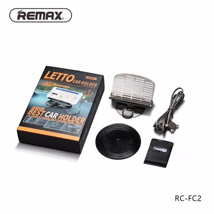 Remax Letto Car Holder 3 in 1 Lightning-MicroUSB-Type C - Cas Mobil