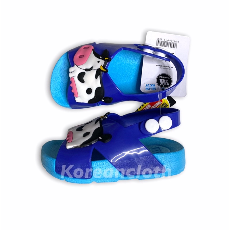 21041 YUMEIDA SANDAL ANAK LAKI LAKI PEREMPUAN KARAKTER SAPI SANDAL ANAK IMPORT