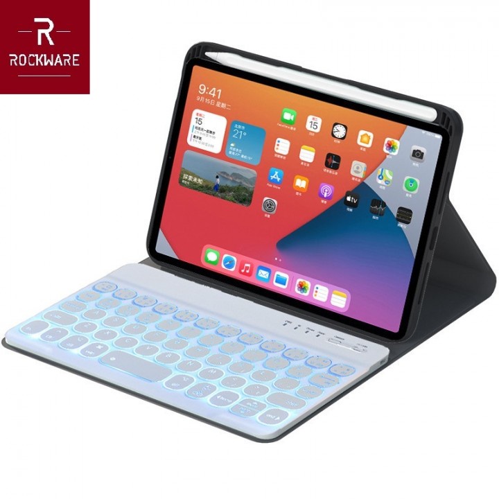 T55 ROCKWARE RW-HY006D - Smart Keyboard Case for iPad Mini 6 2021