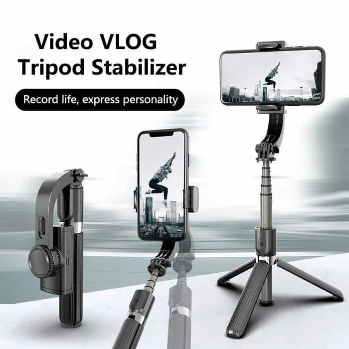 Trend-Gimbal Stabilizer Selfie Stick Tripod L08 For Smartphone