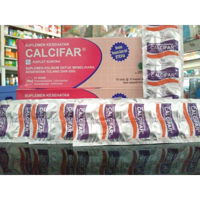 CALCIFAR TABLET STRIP