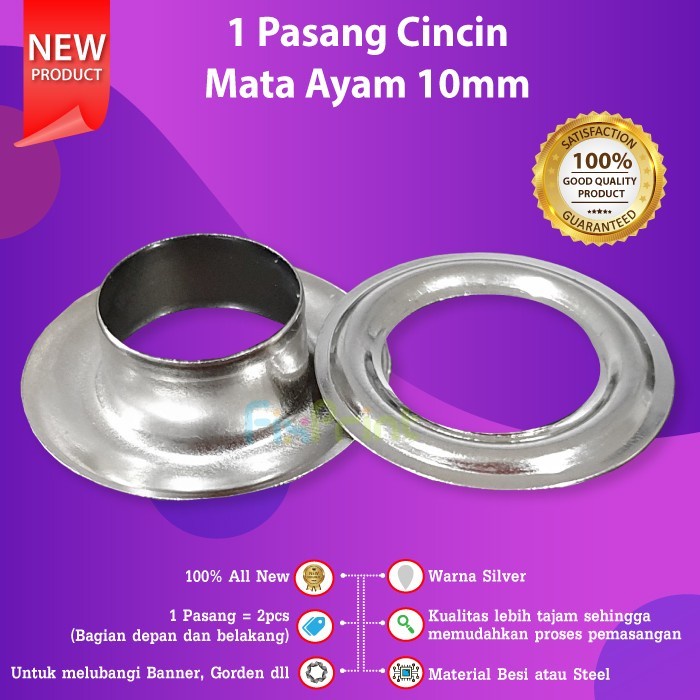 Ring Cincin Mata Ayam Diameter 10mm