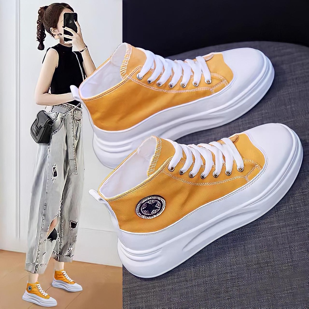 Sepatu Sneakers Wanita Sepatu Import Perempuan Sneakers Cewek Fashion SP-074