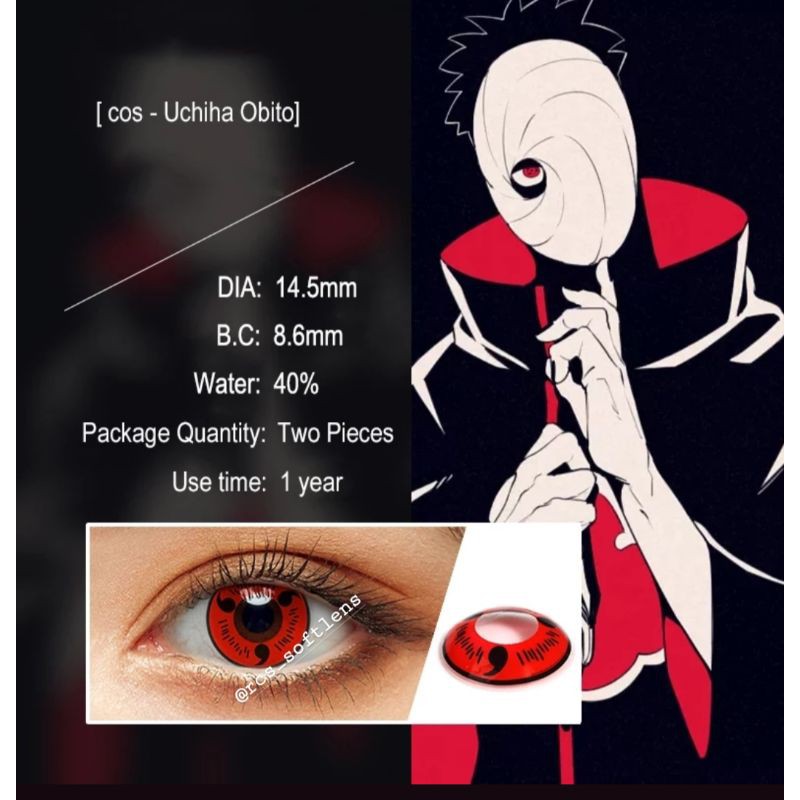 RCS - Softlens cosplay anime softlens naruto sharingan mangekyou soflens sasuke kakashi by magister