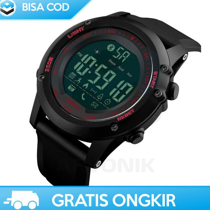 RECOMENDED JAM TANGAN PINTAR PRIA ANTI AIR ORIGINAL SKMEI 1321 DIGITAL BLUETOOTH