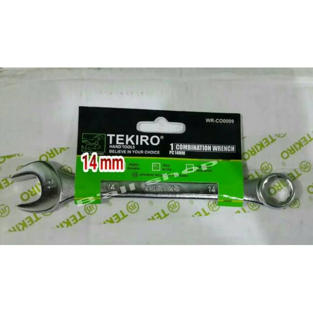 Kunci Ring Pas 14 mm Tekiro