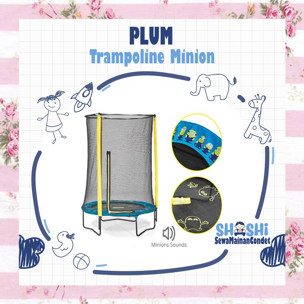 Sewa Plum Trampoline Minion