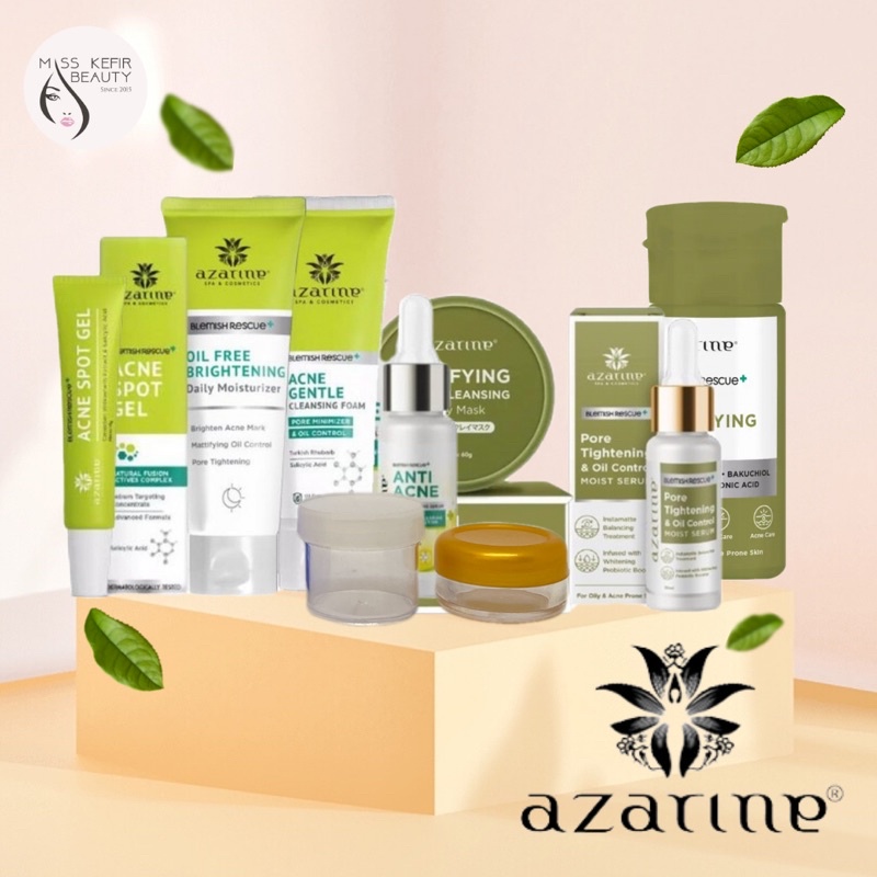 Share Azarine Acne Serum Brightening Daily Moisturizer Acne Spot Gel Purifying Deep cleansing clay m