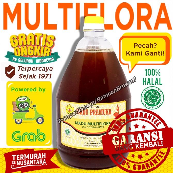 

PROMO Madu Pramuka Multiflora 2000 ml (2 Liter) MURAH