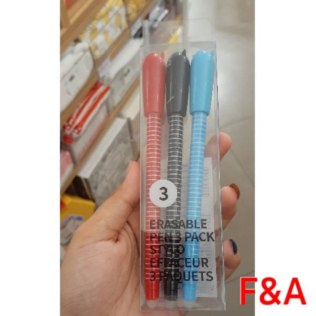 

MINISO ORIGINAL | ERASABLE PEN 3 PACK