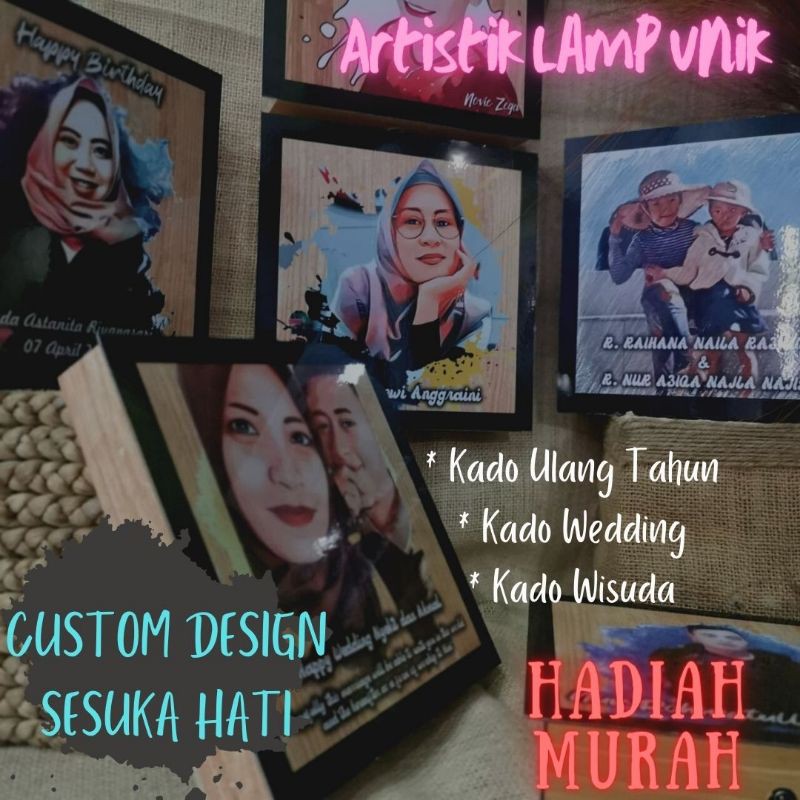 

[HADIAH MURAH] Hadiah Unik Murah Custom Foto Untuk Dekorasi Dinding