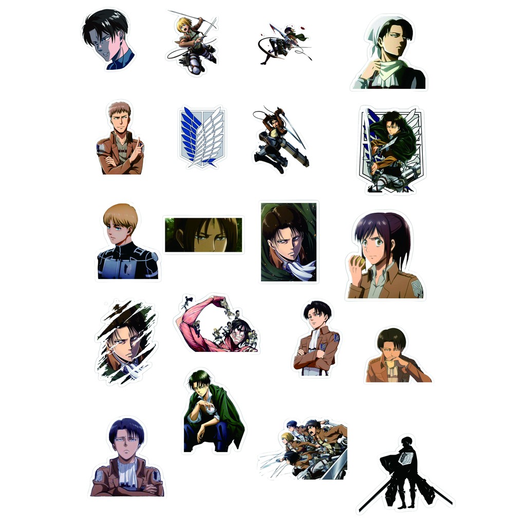 

Stiker Kartun Attack On Titan