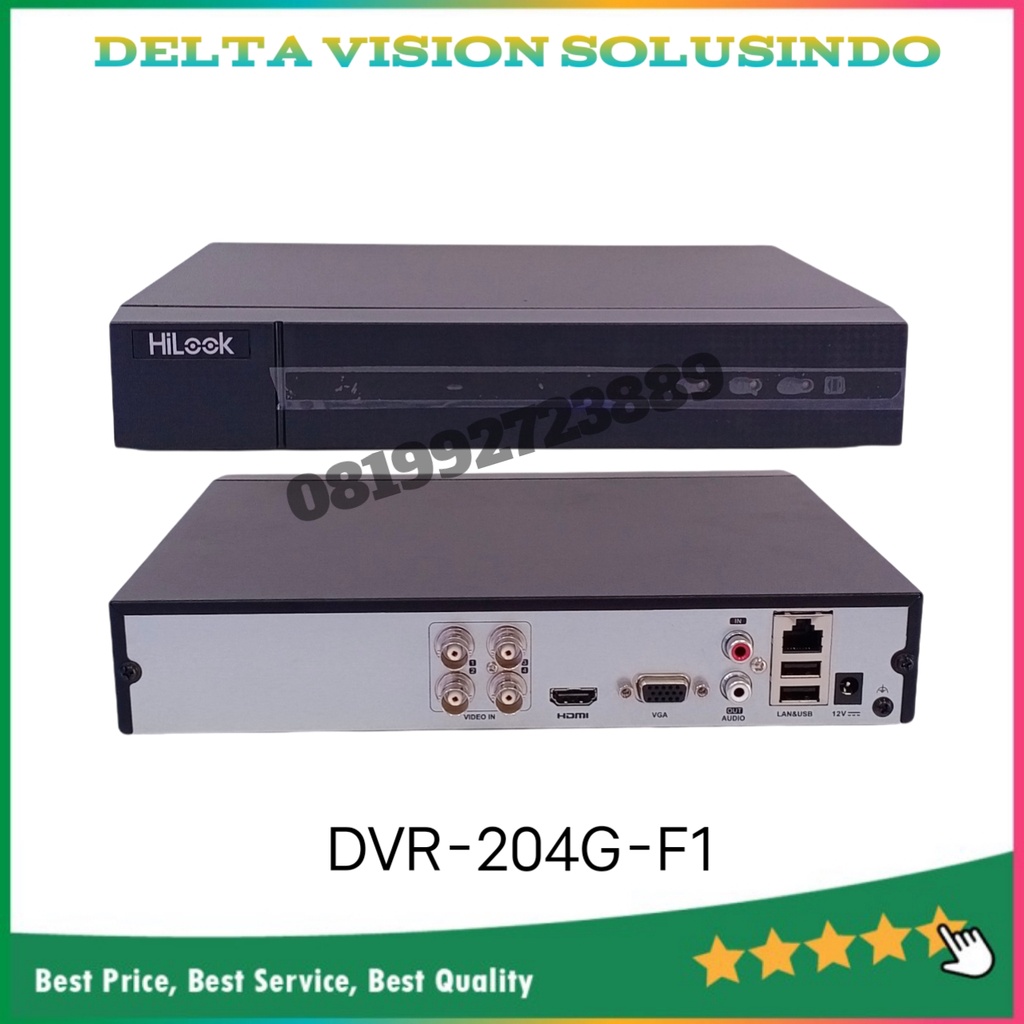 HILOOK 204G-M1 DVR 4 CHANNEL HILOOK GARANSI 2 TAHUN