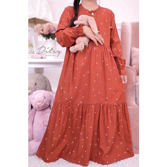 Ditsy Little Amore Terracota Size 3