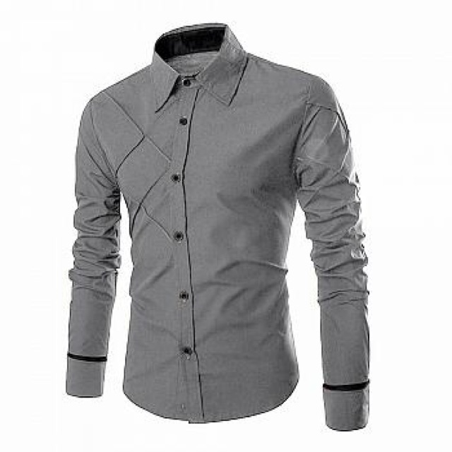 Kemeja Pria Lengan Panjang / Xman Cowok / Kemeja Hem Pria / Kemeja Polos Formal Casual Slim Fit