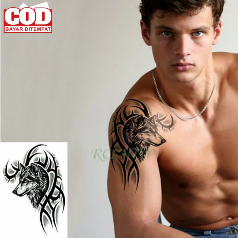 Tato Temporarry Tulisan Nama Kaligarfi Latin Bahasa Inggris - Tato Temporer Tahan Air Tato Dada Leng