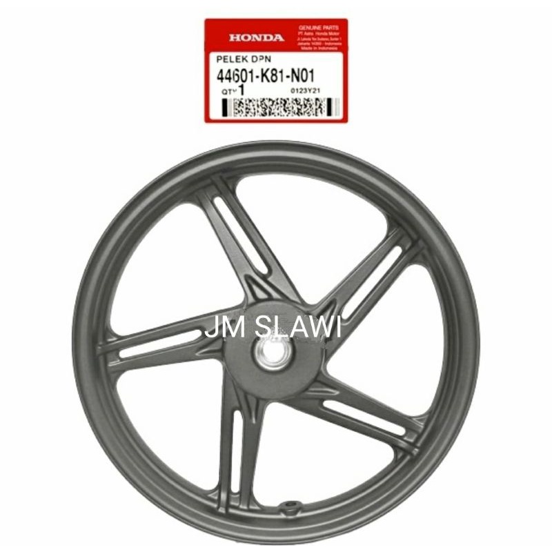 Velg Depan Beat Eco Street 2016-2019 44601K81N01 Ori Honda AHM