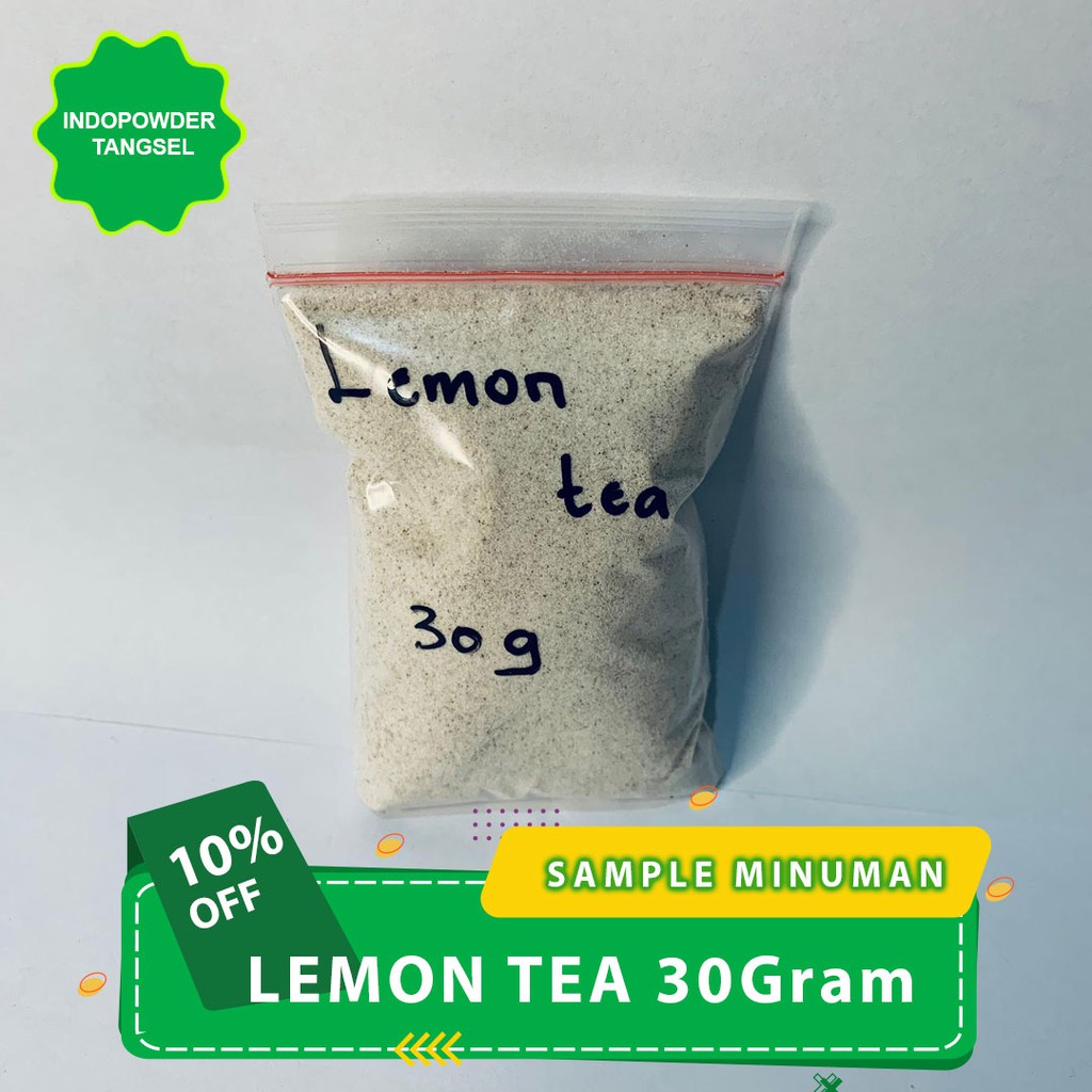 

Bubuk Minuman Rasa Lemon Tea 30Gram Sample Minuman bubuk kekinian