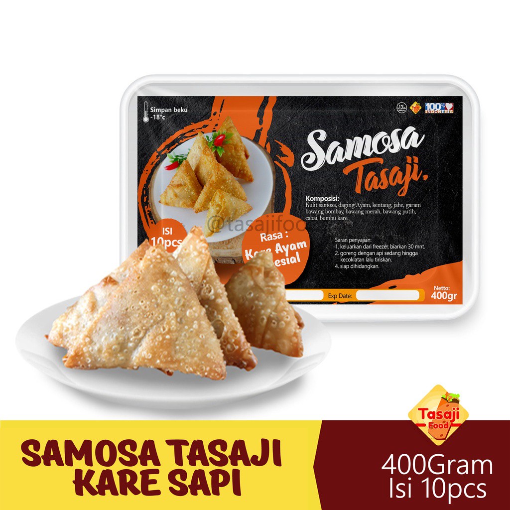 

Samosa Isi Daging Sapi dan Kare Ayam Spesial 400 gr