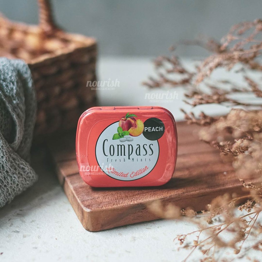 Compass Fresh Mint Peach (Permen Mint Sugar Free) 14gr