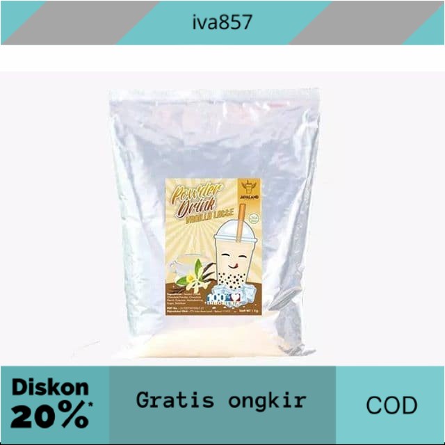 

PROMO BUBUK MINUMAN RASA VANILLA LATTE 1KG GRATIS ONGKIR