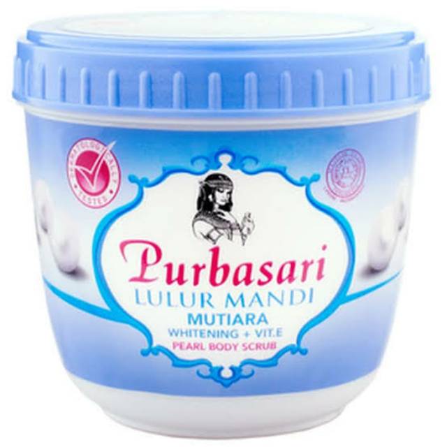 PURBASARI LULUR MANDI 235Gr WHITENING, GREEN TEA, BENGKOANG, MUTIARA, SUSU BENGKOANG